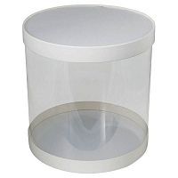 Коробка для торта Тубус с прозр. стенками, 26*26см