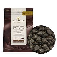 Шоколад Каллебаут Callebaut Темный Бурбон 70,4%, упаковка 2,5 кг