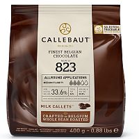 Шоколад Каллебаут Молочный 33,6%, упак. 400г.
